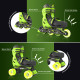 Дитячі ролики NEON Combo Skates салатовий NT10G4