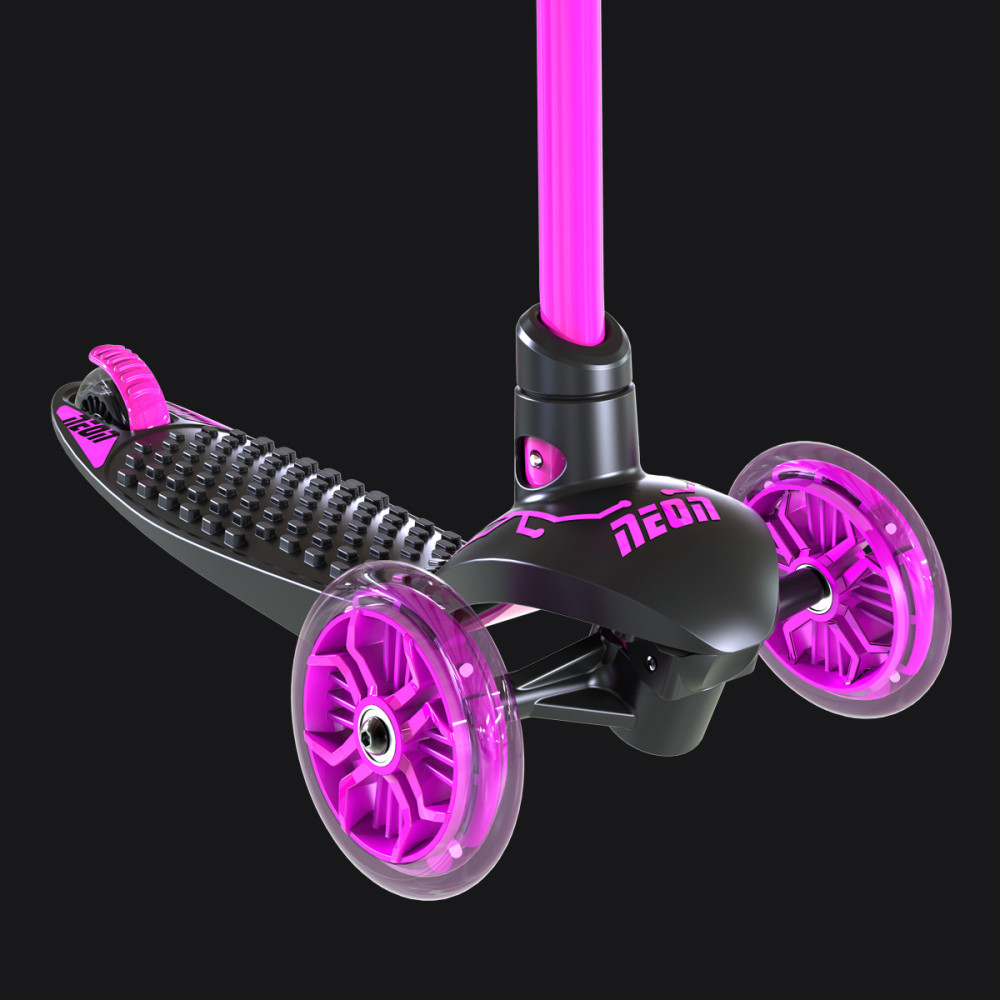 Дитячий самокат NEON Glider рожевий N100966