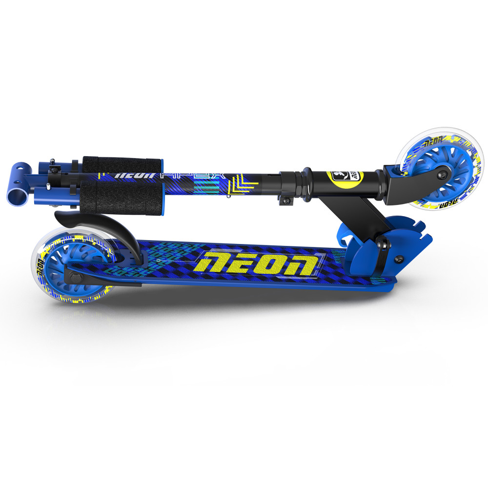 Дитячий самокат NEON Apex LED блакитний NS32B4