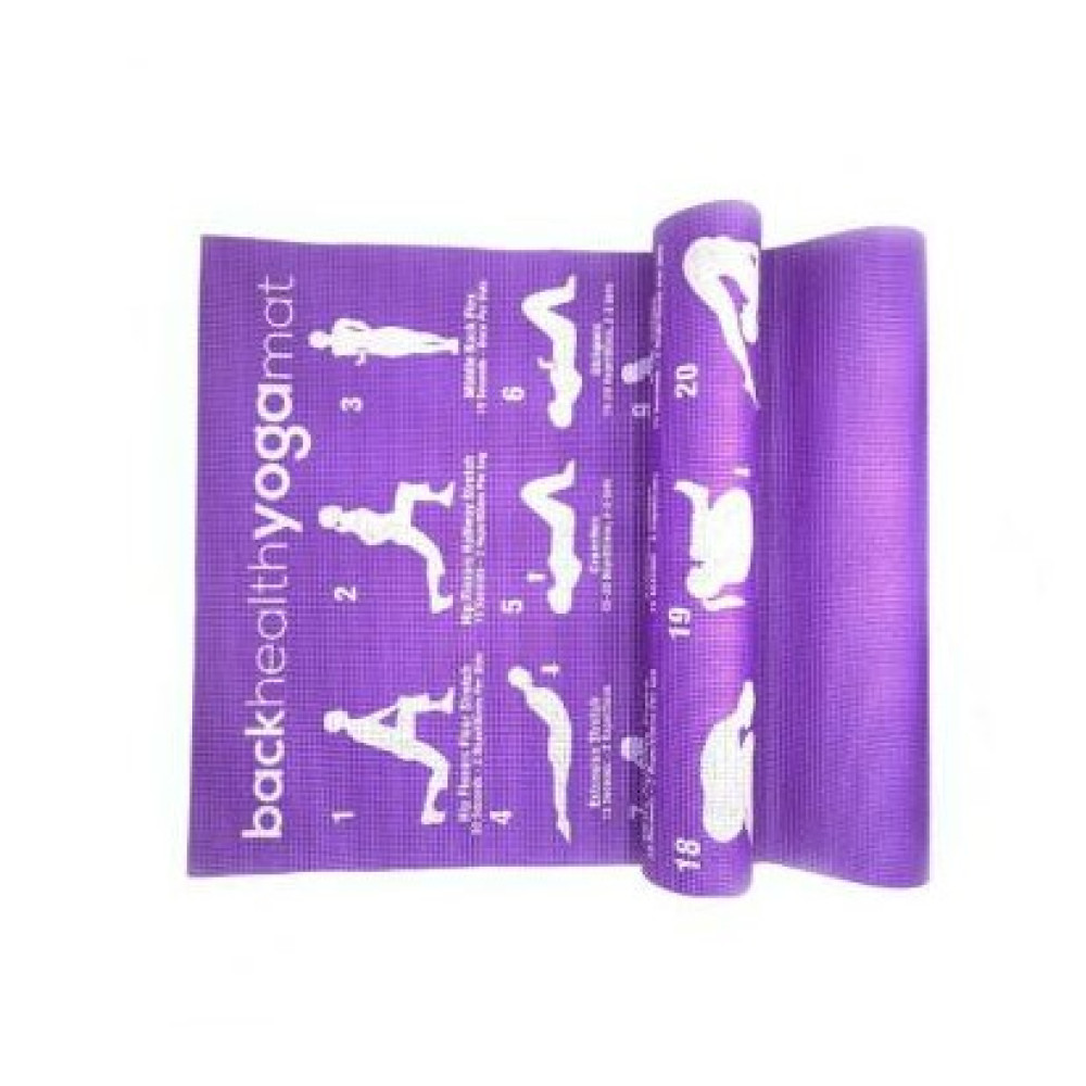 Килимок для фітнесу Newt PVC Back Health 6 мм фіолетовий NE-4-15-17-V