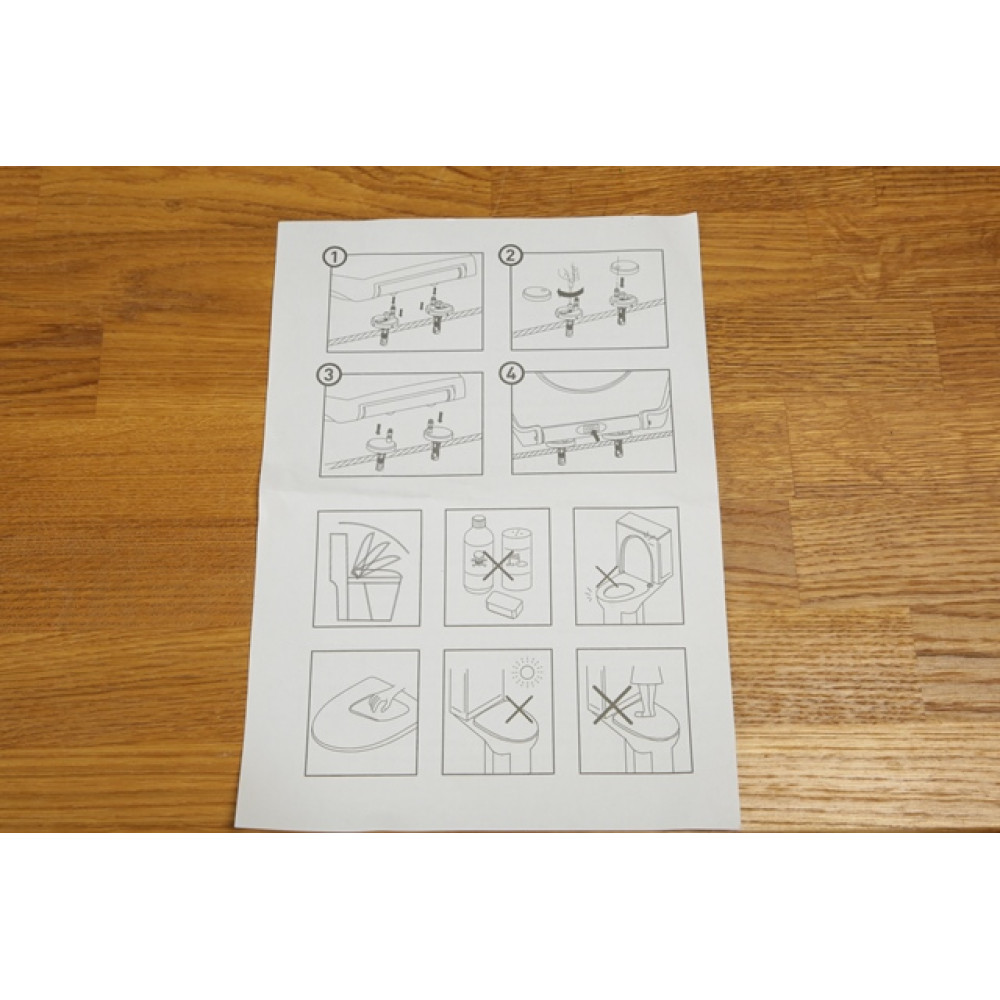 Сидіння для унітазу NKP Genesis з кришкою і функцією мікроліфта 0401