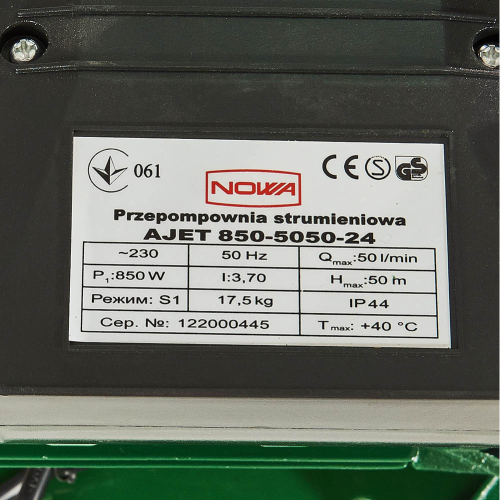 Насосна станція Nowa AJET 850-5050-24