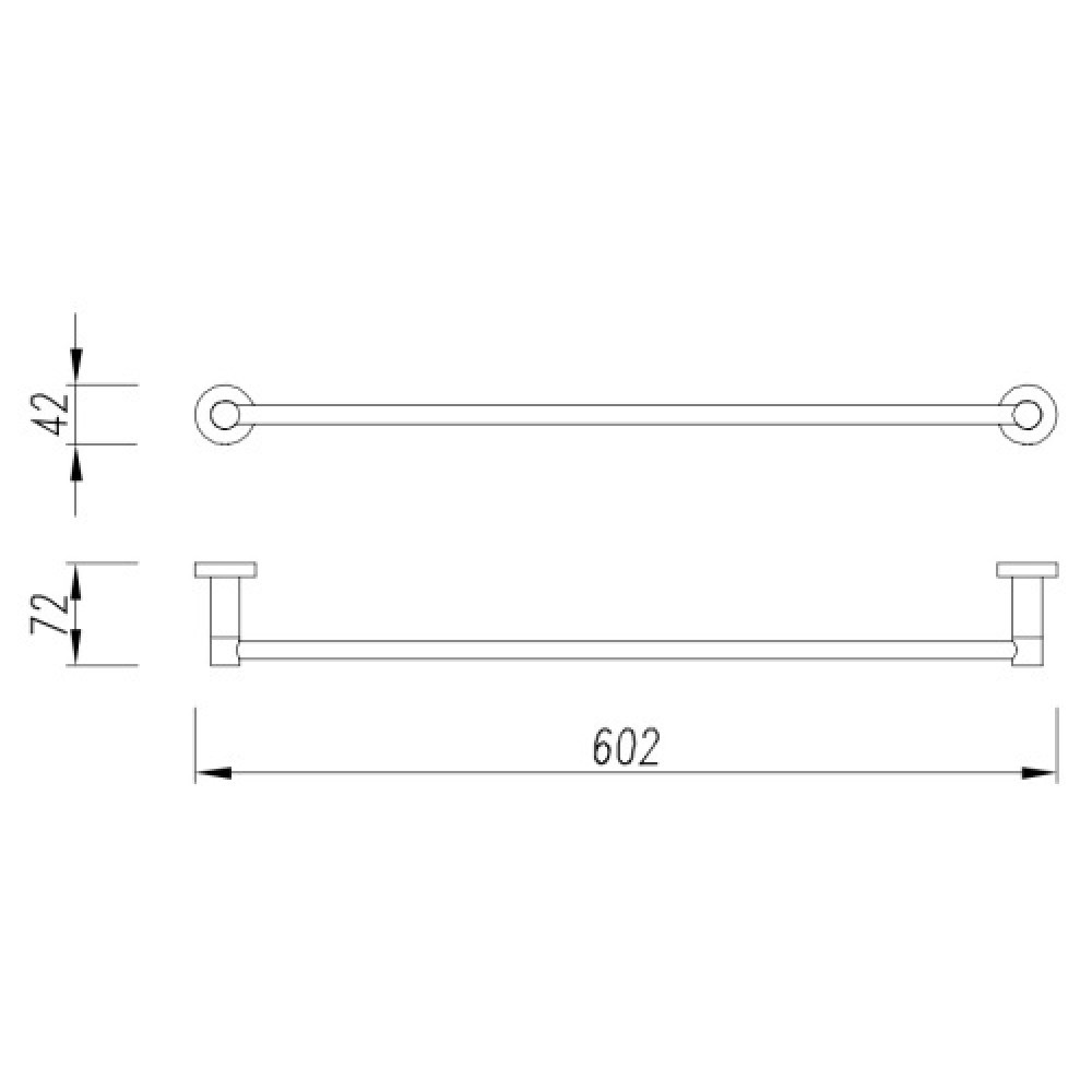 Тримач для рушників Omnires Modern Project black matt (MP60216BL)