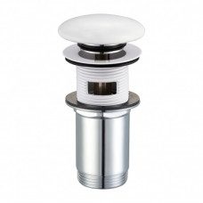Донный клапан Omnires click-clack matt white (A706BM)