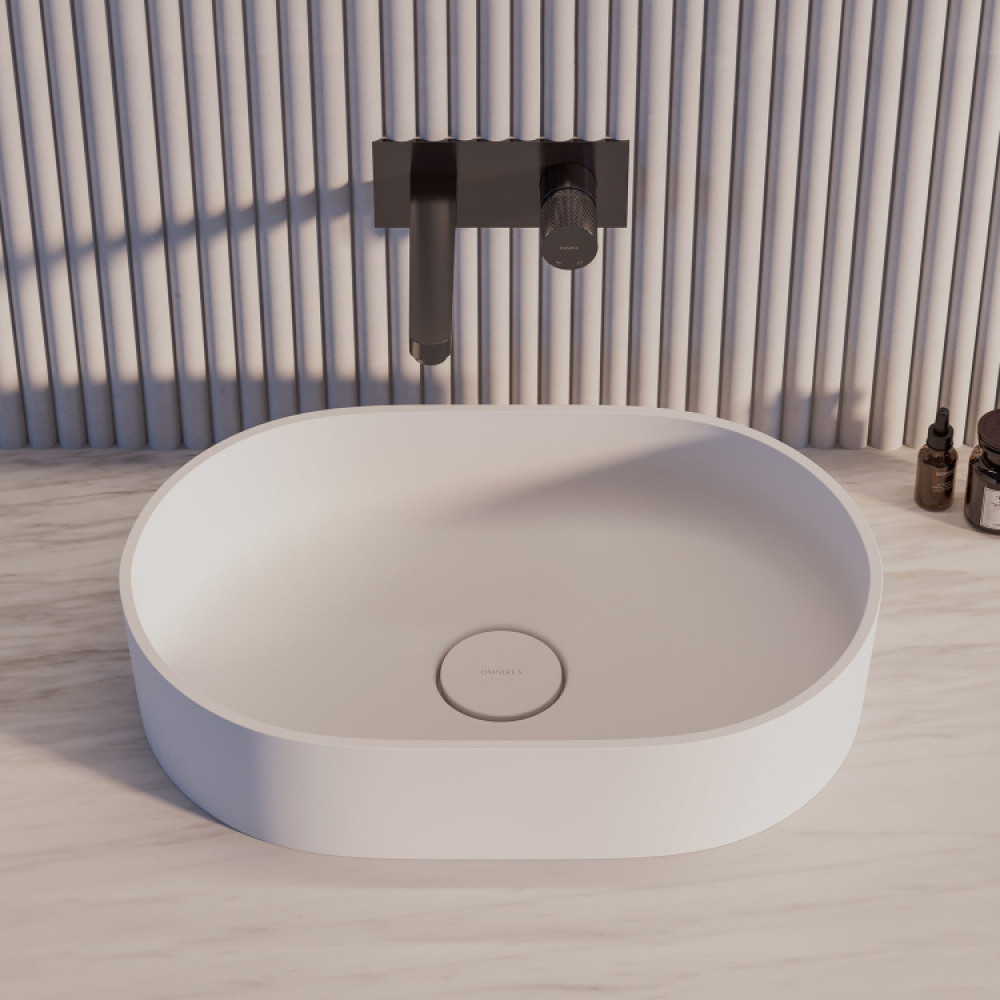 Раковина Omnires Ovo white (OVOUNBM)