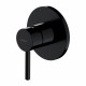 Смеситель скрытого монтажа для душа Omnires Y black (Y1245BL)