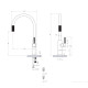 Змішувач для кухні Omnires Switch copper (SW9057CPB)