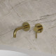 Змішувач для раковини Omnires Y прихованого монтажу brushed brass (Y1215HBSB)