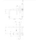 Смеситель для раковины Omnires Y скрытого монтажа graphite (Y1215HGR)