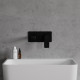 Змішувач для раковини Omnires Baretti прихованого монтажу black mat (BA7815BL)