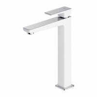 Змішувач для раковини Omnires Parma chrome/white (PM7412CRB)
