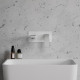 Смеситель для раковины Omnires Parma chrome/white (PM7415CRB)