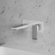 Смеситель для раковины Omnires Parma chrome/white (PM7415CRB)