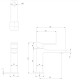 Змішувач для раковини Omnires Slide graphite (SL7710GR)