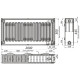 Радиатор стальной Optimum 22 тип 500x2000 мм нижнее подключение (22037)