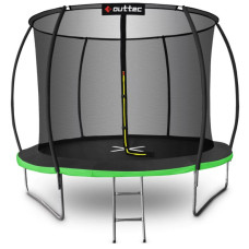 Батут с внутренней сеткой Outtec Pumpkin 8 футов 252 см черно-зеленый (V376579)