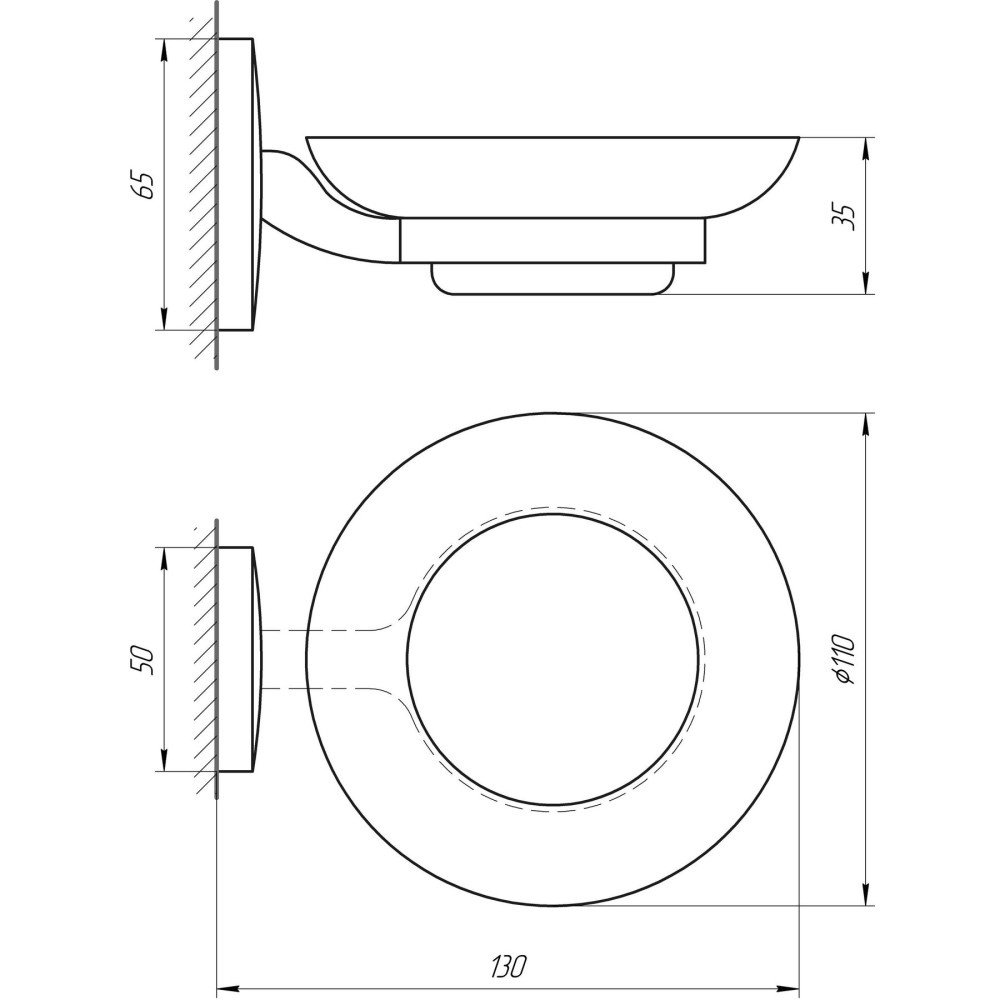 Мыльница Perfect Sanitary Appliances RM 1201