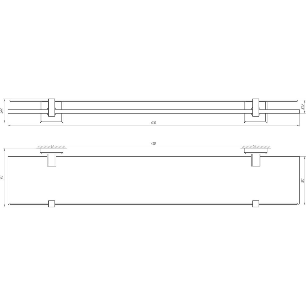 Поличка TOPAZ TKB 9927