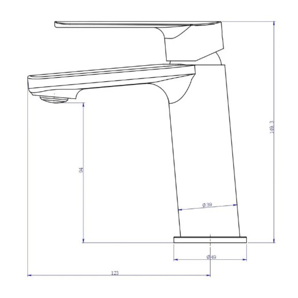 Змішувач для умивальника PERLA Jack (PBZ6303)