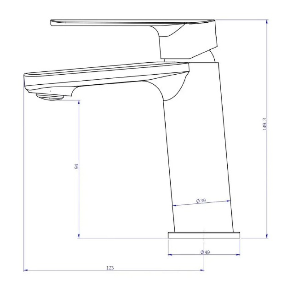 Змішувач для умивальника PERLA Jack (PBZ6303В)