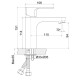 Змішувач для умивальника PERLA King (PSH7203)