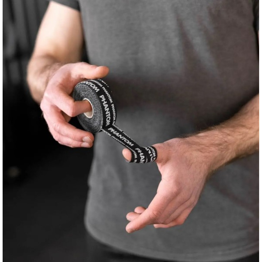 Кінезіологічний тейп Phantom Sport Tape Black (2,5 см x13,7 м) (PHACC2075-S)