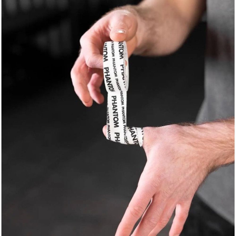 Кинезиологический тейп Phantom Sport Tape White (2,5 см x13,7 м) (PHACC2075-W)