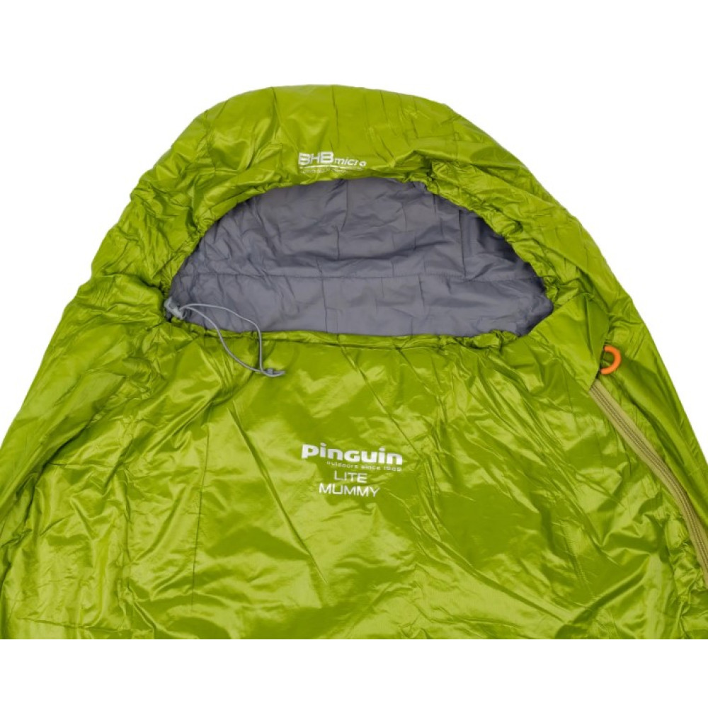 Спальний мішок Pinguin Lite Mummy (14/10 ° C), 185 см - Right Zip, Khaki (PNG 228243) 2020