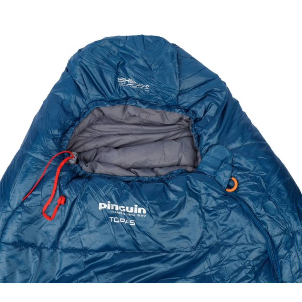 Спальний мішок Pinguin Topas (-1/-7°C), 175 см - Left Zip, Blue (PNG 231755) 2020