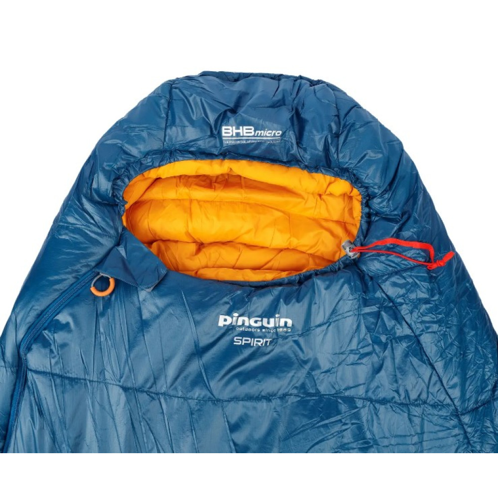 Спальний мішок Pinguin Spirit (-5/-12°C), 195 см - Right Zip, Blue (PNG 232455) 2020