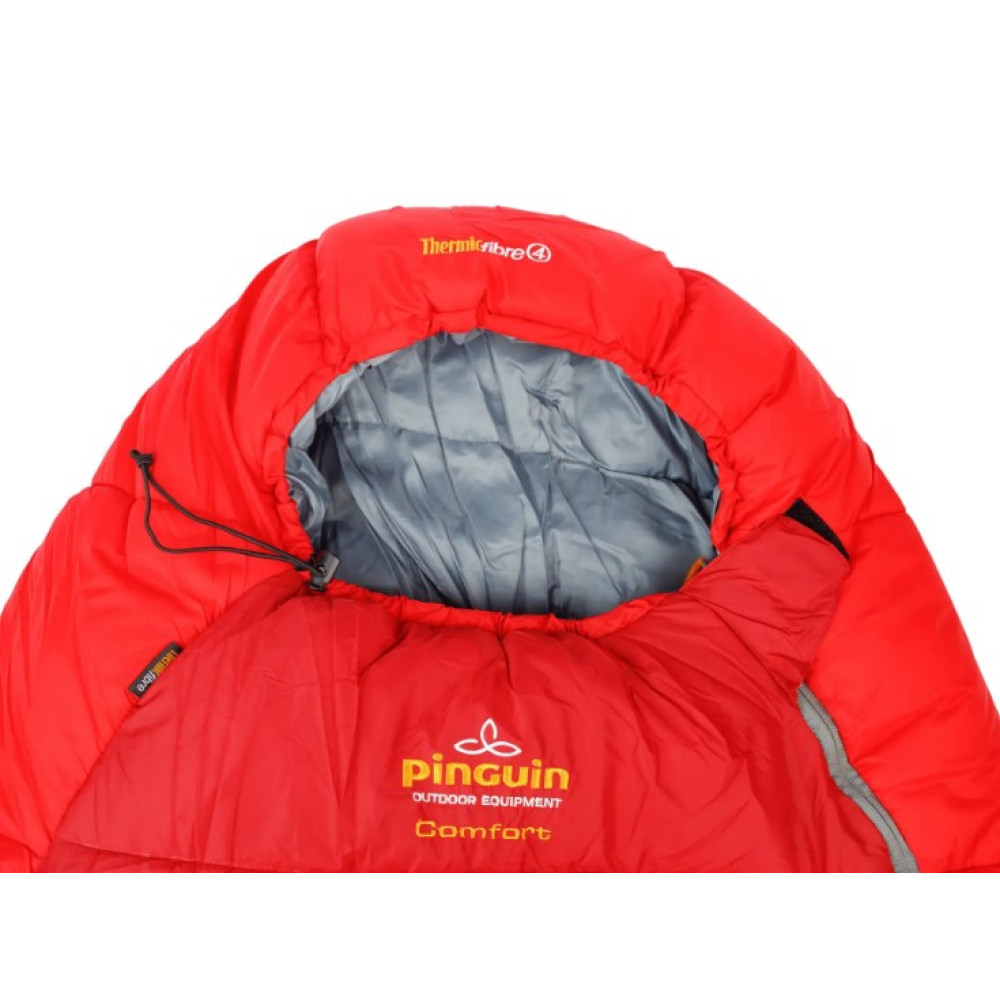 Спальний мішок Pinguin Comfort PFM (-1/-7°C), 175 см - Right Zip, Red (PNG 234831)