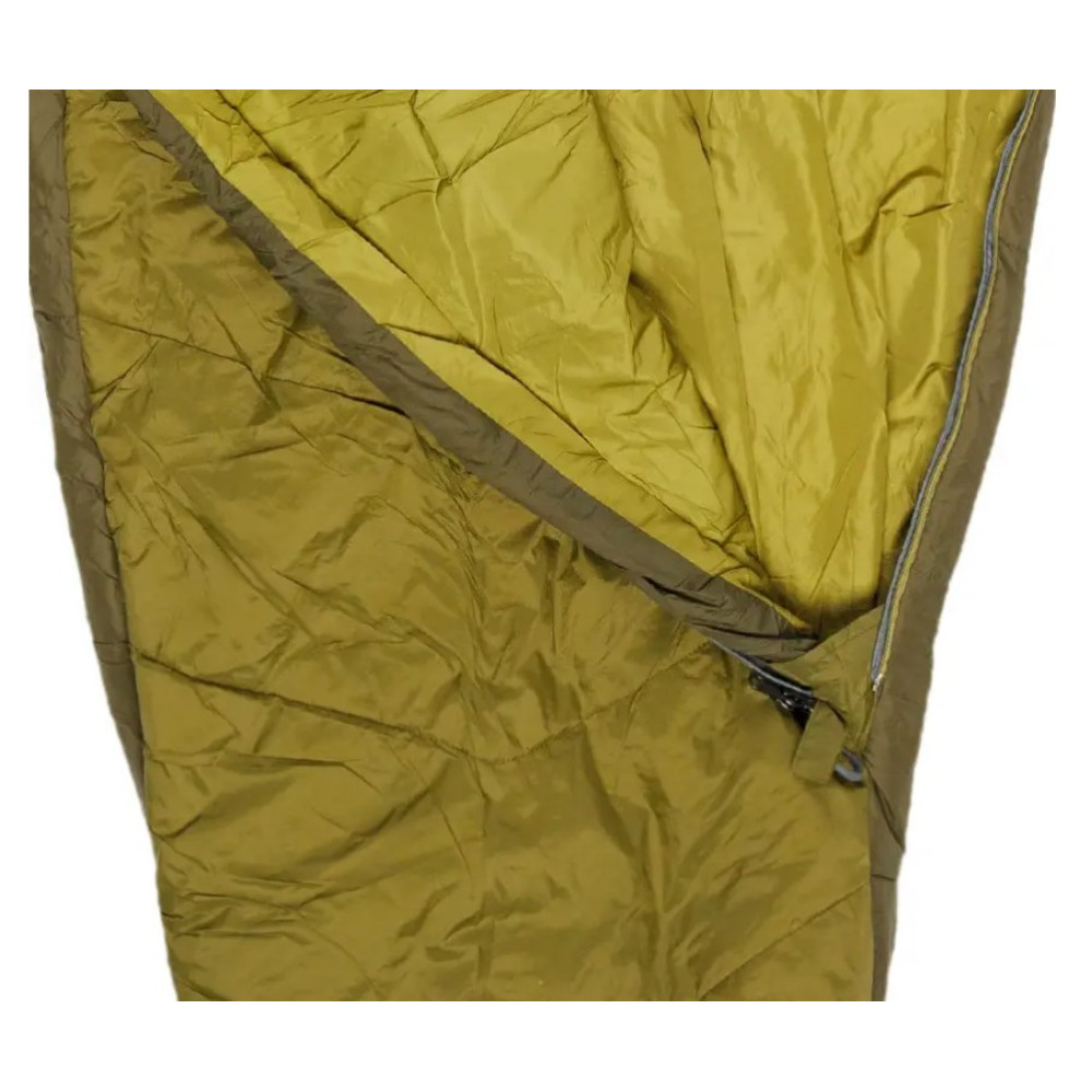Спальний мішок Pinguin Tramp (11/7 ° C), 195 см - Left Zip, Khaki (PNG 237344) 2020