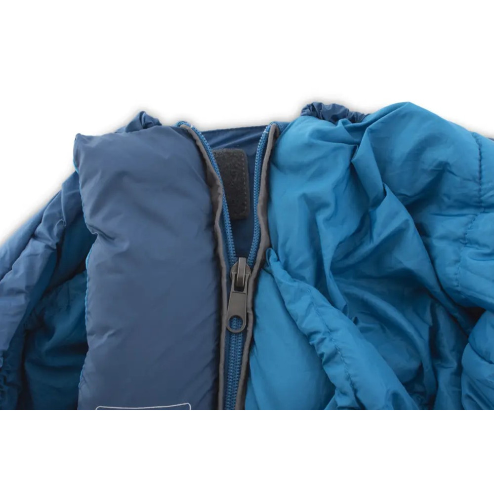 Дитячий спальний мішок Pinguin Blizzard Junior PFM (4/-1°C), 150 см - Blue (PNG 239553) 2020