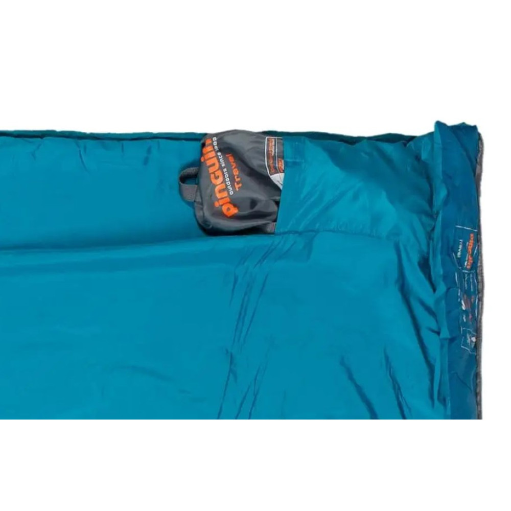 Спальний мішок Pinguin Travel (13/9 ° C), 190 см - Right Zip, Petrol (PNG 241464) 2020