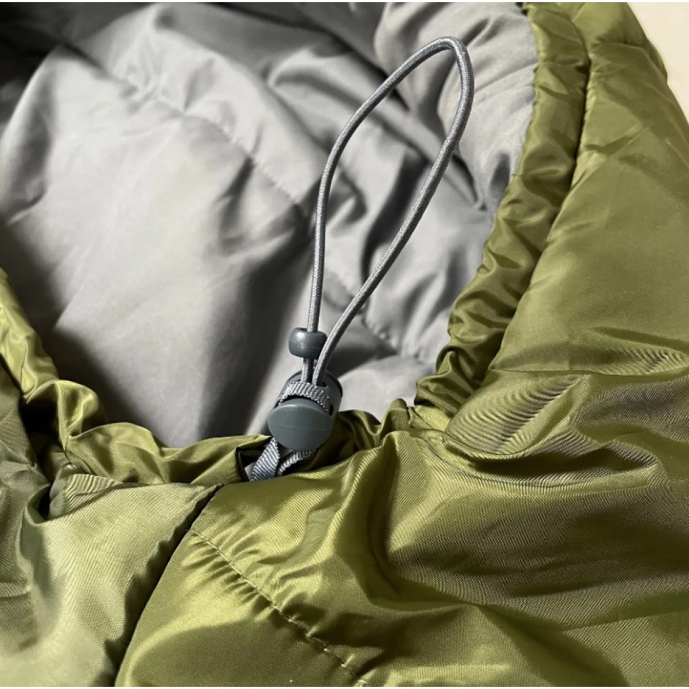 Спальний мішок Campout Linden (-1/-7°C), 185 см - Right Zip, Khaki (PNG 249248)