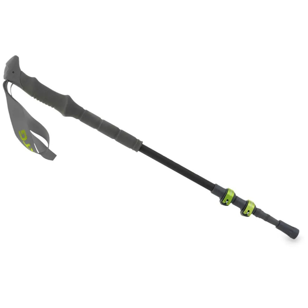 Трекінгові телескопічні палиці Pinguin Carbon FL Foam 2021, Carbon/Green (PNG 809145)