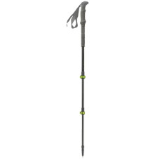 Трекінгові телескопічні палиці Pinguin Carbon FL Foam 2021, Carbon/Green (PNG 809145)