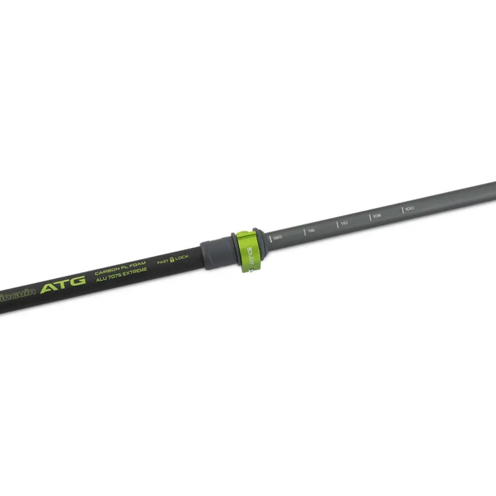 Трекінгові телескопічні палиці Pinguin Carbon FL Foam 2021, Carbon/Green (PNG 809145)