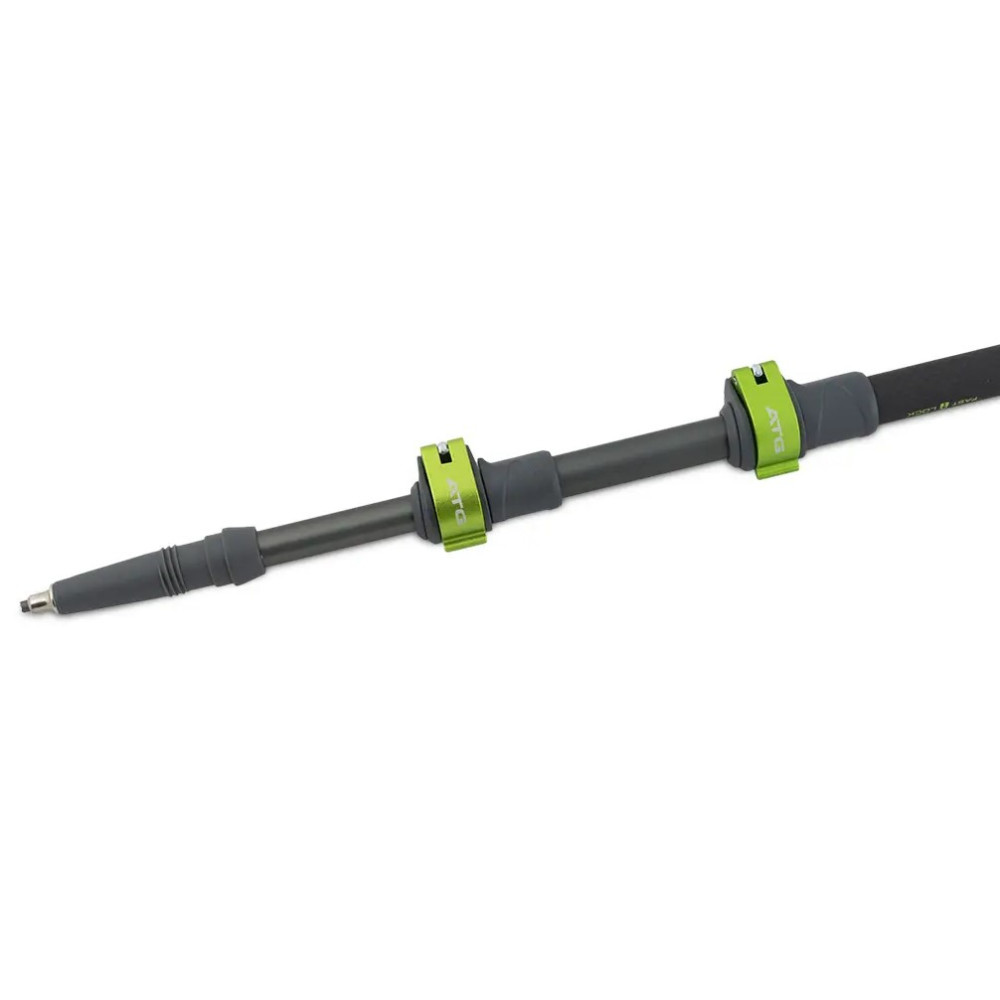 Трекінгові телескопічні палиці Pinguin Carbon FL Foam 2021, Carbon/Green (PNG 809145)