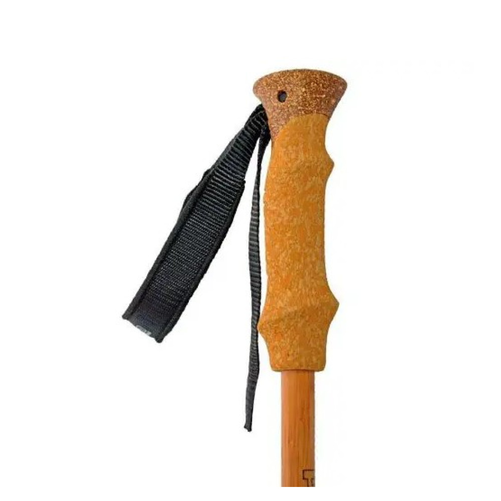Трекінгові телескопічні палиці Pinguin Bamboo FL Foam, 63-135 см, Brown (PNG 810172)