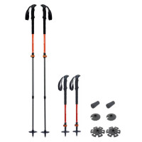 Треккинговые телескопические палки Pinguin Shock FL/TL Foam, 63-135 см, Orange (PNG 812121)
