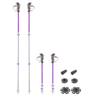 Трекинговые телескопические палки Pinguin Ascent FL Cork, 63-135 см, Violet (PNG 813135)