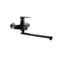 Смеситель для ванны Plamix Oscar-006 Euro Черный (без шланга и лейки) (PM0600)