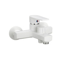 Змішувач для ванни Plamix Leo-009 Euro White (без шланга та лійки) (PM0633)