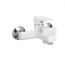 Смеситель для ванны Plamix Oscar-009 Euro White (без шланга и лейки) (PM0634)