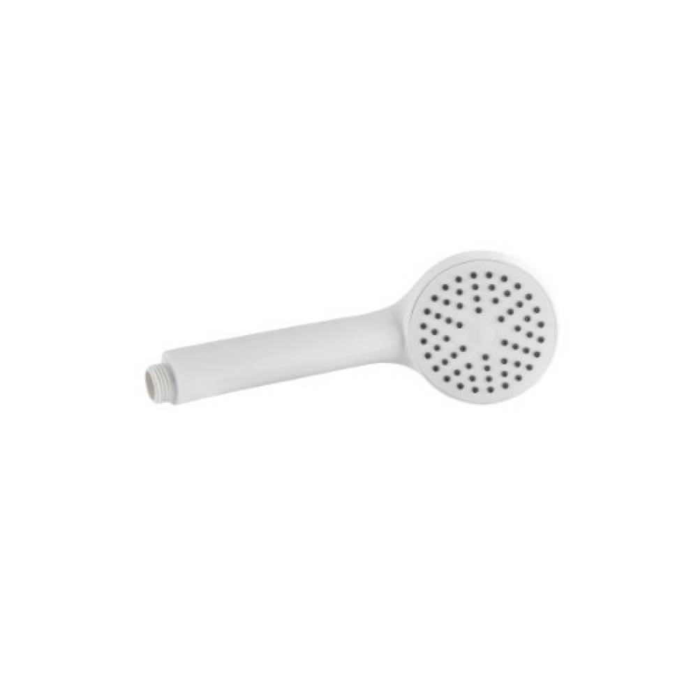 Змішувач для ванни Plamix Kubus-009 EURO SET White (з шлангом, лійкою та кронштейном) (PM0673)