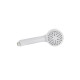 Змішувач для ванни Plamix Kubus-009 EURO SET White (з шлангом, лійкою та кронштейном) (PM0673)