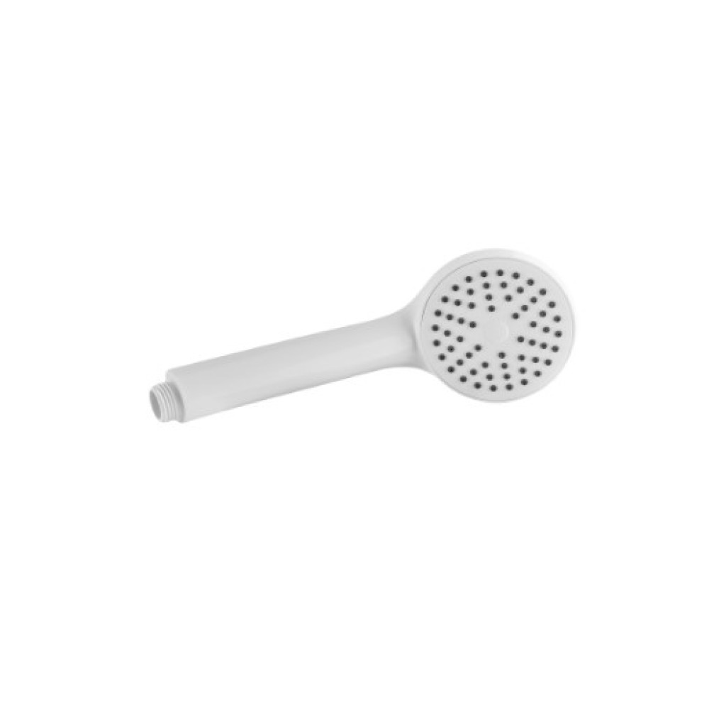 Змішувач для ванни Plamix CEZAR-009 EURO SET White, зі шлангом, лійкою та кронштейном (PM0692)