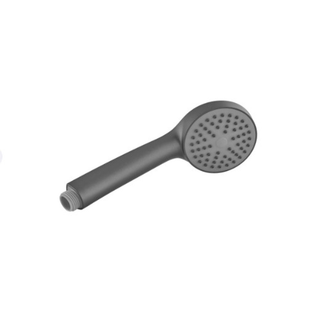 Змішувач для ванни Plamix CEZAR-009 EURO SET Graphite, зі шлангом, лійкою та кронштейном (PM0694)