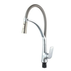 Смеситель для кухни Plamix Lucas-017 SET CHROME REFL.Grey (PM0715)